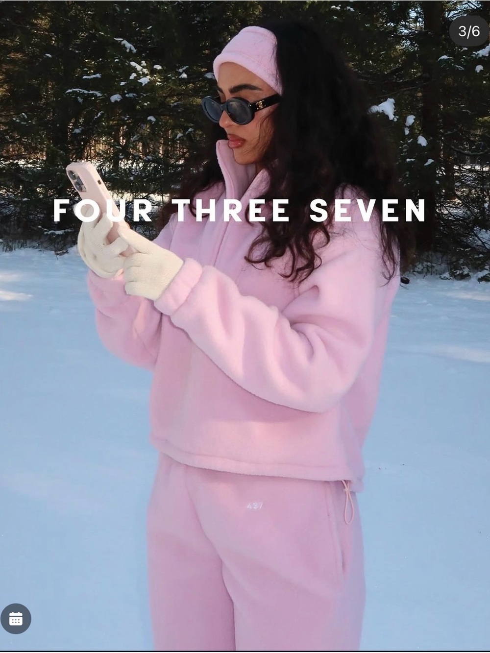 437 Pink Fleece SET
